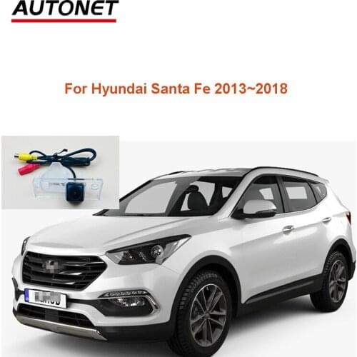 Autonet 1280*720P Rear view camera For Hyundai Santa Fe 2013~2018 CCD nightview rear camera/ license plate camera
