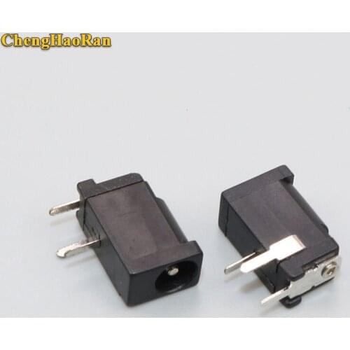 ChengHaoRan 3.5*1.35mm DC Power jack socket connector 3.5X1.35MM 3 feet black