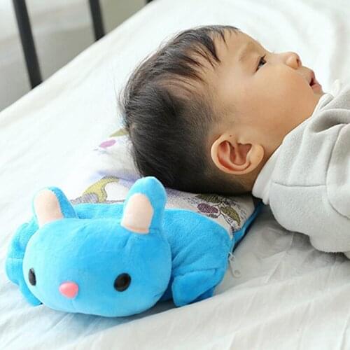 Baby Pillows Cute Cartoon Weeping Pillow For 0-6 Years Old Baby Summer Soft Pillow Full Set Cartoon Design Bedding Supplies