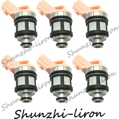 6pcs Fuel Injector Nozzle For Nissan Frontier Pathfinder Xterr 3.0L 3.3L 96-04 OEM:16600-9S200 JS23-4 16600 9S200 166009S200