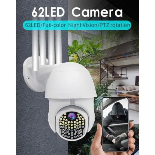 2020 355° PTZ Wirelss Night Vision IP Camera Wifi Security Camera 1080P HD Waterproof Outdoor Optical Zoom Video Recorder