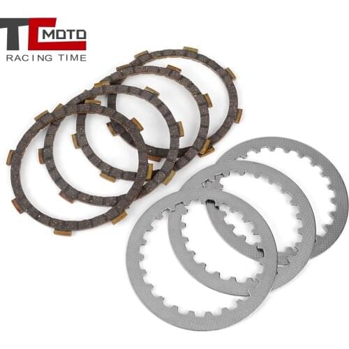 Motorcycle Friction Clutch Plate Kit for Yamaha YB100 1987 L5 L5T L5TA 1969-1970 DX100 131-16324-00 4EU-16321-00 131-16321-00