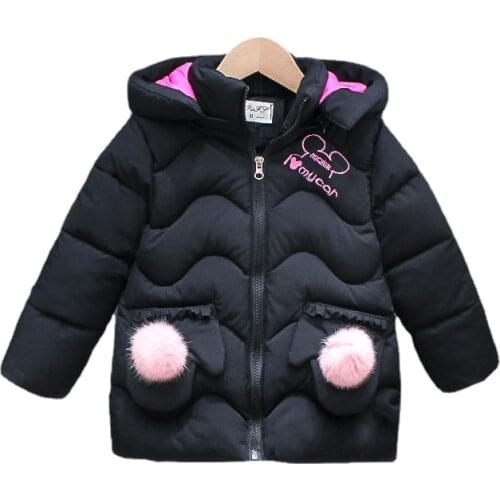 New Arrival Unini-yun GLM33 Toddler Girl 2021 Winter Clothes White Duck Down Worsted Regular Hooded Outwear and Coat Kid Outfits