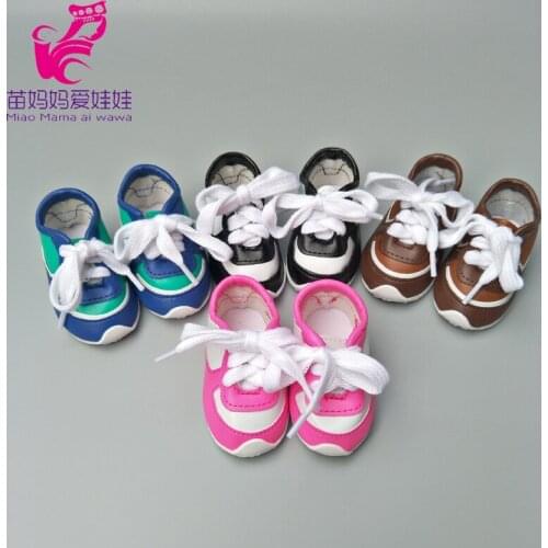 Doll Shoes for 43cm Newborn Baby Dolls Shoes for Reborn Bebe Doll Shoes 18 Inch Girl Doll Cute Shoes