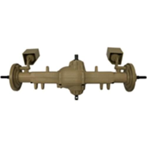 Front Rear Axle Through Bridge Assembly for 1/12 P602 RC Car Upgrade Parts Accessories