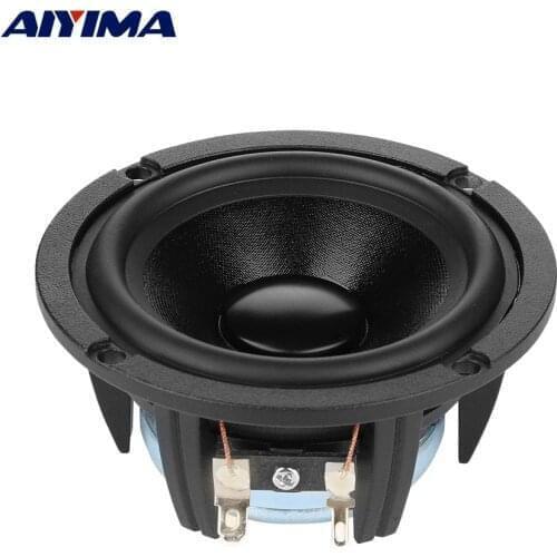 AIYIMA 3.5 Inch Audio Portable Speaker 4 8 Ohm 20W HIFI Full Range Frequency Midrange Neodymium Loudspeaker Home Theater DIY 90M