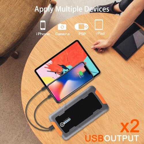 18000mAh Jump Starter 1500A Car Booster Power Bank Battery 12V Auto Starting Device Charger Emergency Battery Car Starter