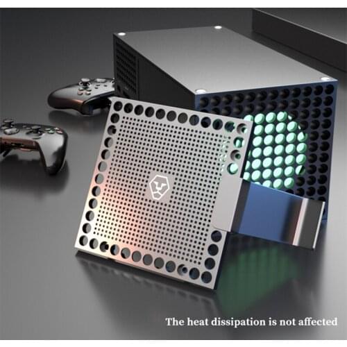 Dust Cover For Xbox Series X Console Multi-function Dust-proof Net Heat Dissipation Earphone Rack Holder Accessories