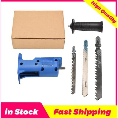Sale Cordless Reciprocating Saw Adapter Electric Drill Modified Electric Saw Hand Tool Wood Metal Cutter Saw Attachment Adapter