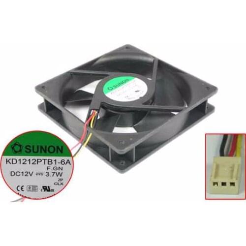 SUNON KD1212PTB1-6A F.GN DC 12V 3.7W 120x120x25mm 3-wire Server Cooling Fan