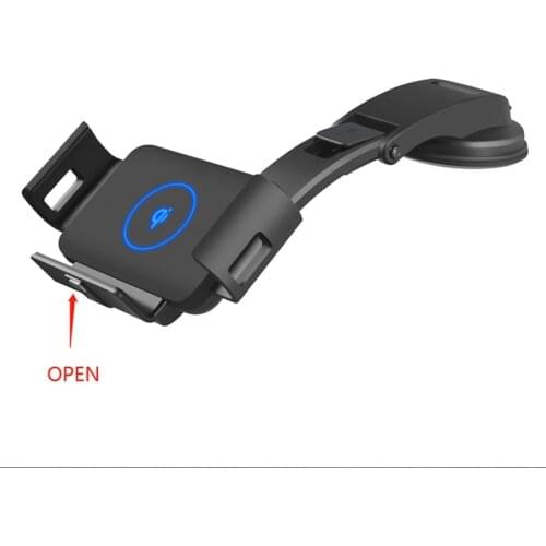 10W Universal Car Wireless Charger QI Quickly Charging Holder Phone Mount for iPhone 12 11 XS Max Huawei Samsung Fold Z