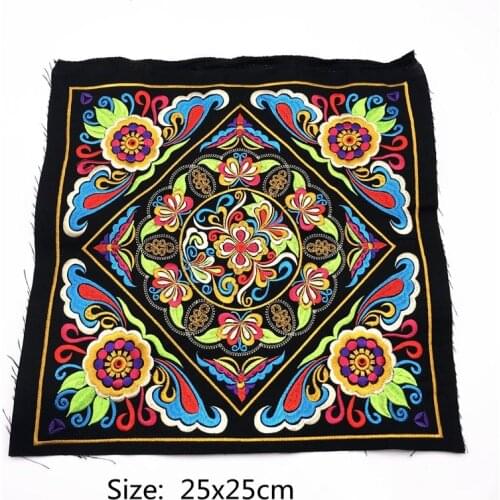 Embroidered Ethnic Style Embroidery Cloth Patch Applique Clothes Decorative Applique Cheongsam Chinese Clothing Patch