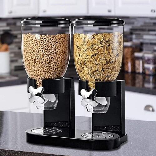 Grain Cereal Storage Dry Food Oat Dispenser Jar Household Snack Bottles