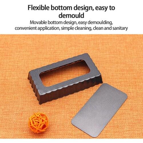 1pc Baking Dishes Pans Pie Cake Pizza Multipurpose Removable Kitchen Tools Rectangular For Home Kitchen Bar Hotel Restaurant