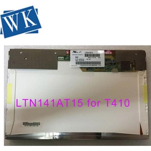 14.1" LCD LED screen LTN141AT15 LP141WX5 TLP3 N141I6-L03 B141EW05 V.4 for lenovo thinkpad E46L E46A T410 display 1280*800