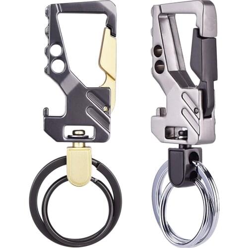 2 Pack Car Key Chain Bottle Opener Keychain for Men and Women