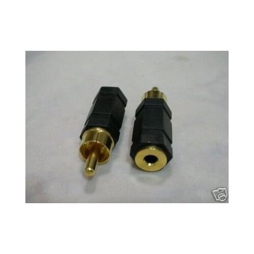 3.5mm Jack Socket to Phono/RCA Connector/Adaptor 23