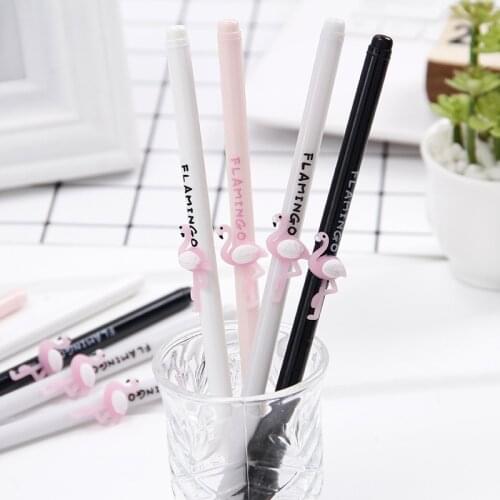 30pcs factory direct selling Cute Little Swan neutral pen bird black water pen signature pen student stationery