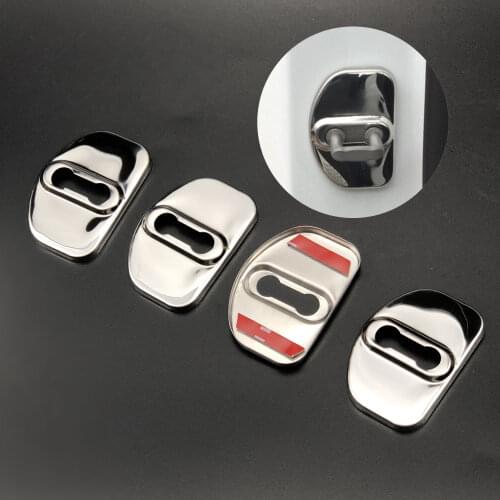 4pcs/set Car Door Lock Anti Rust Protection Cover For Renault Captur Clio Megane Duster Latitude Laguna Talisman Scenic Fluenec