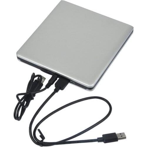 For Mac 10 OS Window 7/8/XP/Linux External Blu-Ray Drive USB 3.0 Bluray Burner BD-RE CD/DVD RW Writer Play 3D Blu-ray Disc
