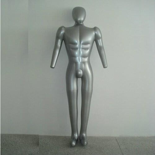 Free Shipping!! New Best Quality PVC Male Inflatable Mannequin Inflatable Male Model On Sale