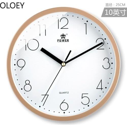Large White Wall Clocks Home Decor Kitchen Luxury Living Room Wall Watch Mechanism Silent Bedroom Reloj De Pared Simple Watches