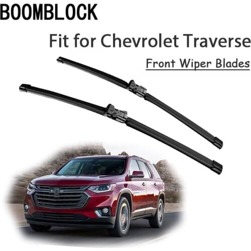 BOOMBLOCK 2PCS High Quality Front Windshield Wiper Blades For Chery Chevrolet Traverse 2017 -2009 Accessories