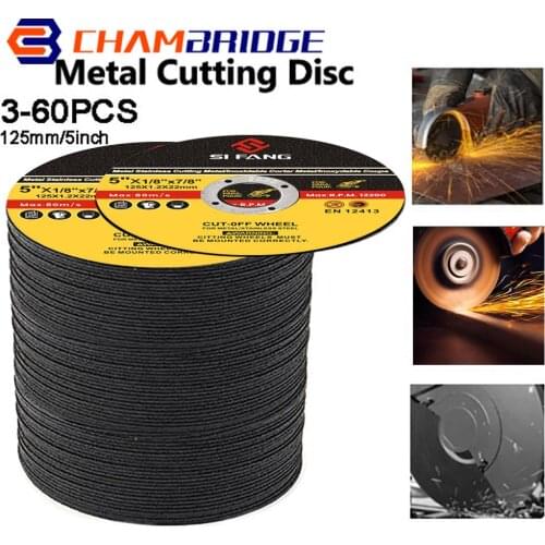 125mm 5" Metal Cutting Discs,5 inch Cut Off Wheels Flap Sanding Discs Grinding Discs Angle Grinder Wheel 3-60Pcs