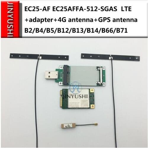 EC25 EC25-AF MINI PCIE +Mini Pcie to Usb Adapter(with sim card slot)+LTE Antenna+GPS Antenna
