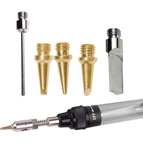 5pcs/set Butane Gas Soldering Iron Kit Welding Kit Torch Pen Tool for HS-1115K G88B