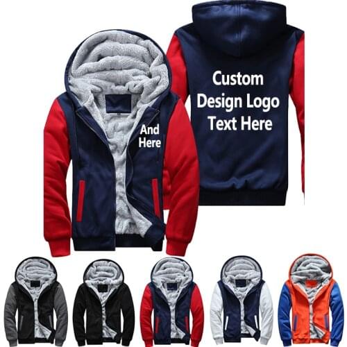USA EU size Plus size Fashion Print Hoodies Men Thicken Fleece Sweatshirts Long Sleeve Jacket Free Shipping