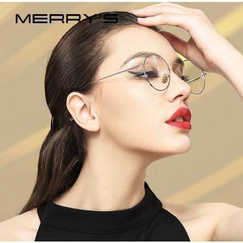 MERRYS DESIGN Women Fashion Trending Round Glasses Frames Ladies Myopia Eyewear Prescription Optical Eyeglasses S8112N