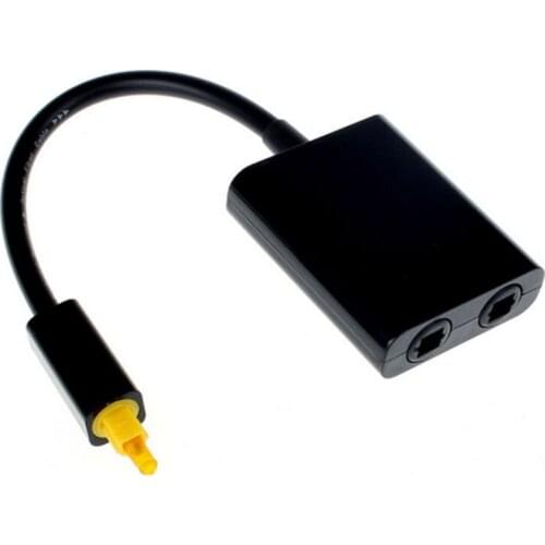Mini USB 1 point 2 Toslink optical fiber cable audio cable, micro USB cable male to male with audio splitter adapter cable