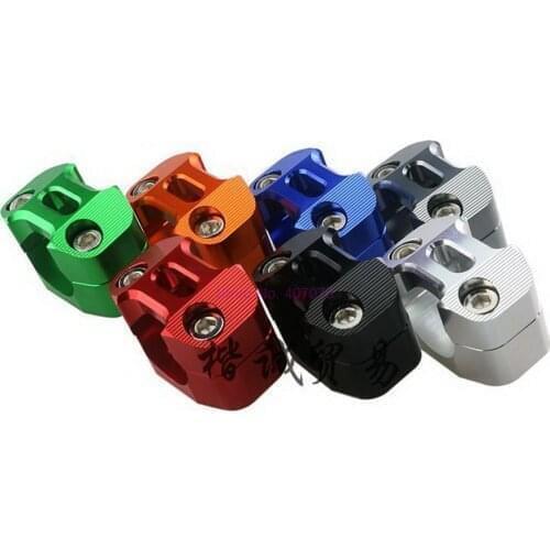 By DHL or Fedex 50sets CNC modified motocross adjustable handlebar adapter Clamp motorcycle 22mm- 28mm Bike Motorcycle hot