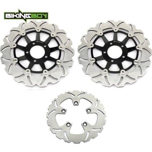 BIKINGBOY Front Rear Brake Discs Disks Rotors Bandit GSF 1200 / S 96-05 04 03 02 GSX 1200 FS Inazuma 98-02 00 01 RF 900 R 94-99