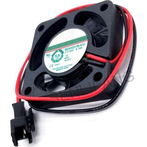 Genuine new for MGA4024YB-A10 4cm40*40*10 24V0.10A two wire converter cooling fan