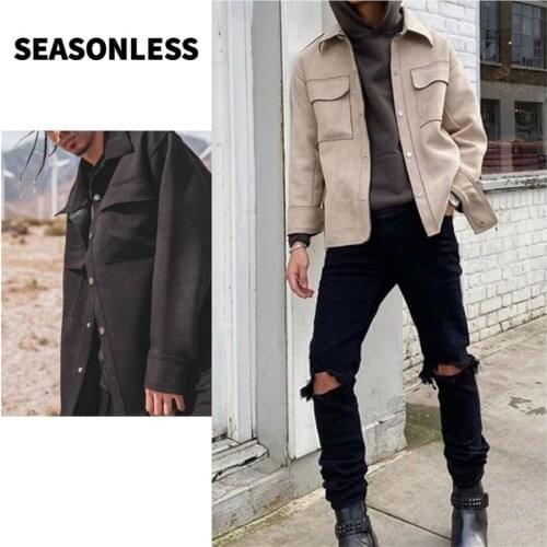 Мужские замшевые куртки SEASONLESS China At AliExpress