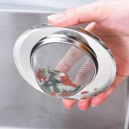 Kitchen Sink Strainer Drain Hair Catcher Bath Stopper Sink Strainer Filter Stainless Shower Sink strainer Plug Bath Accessories