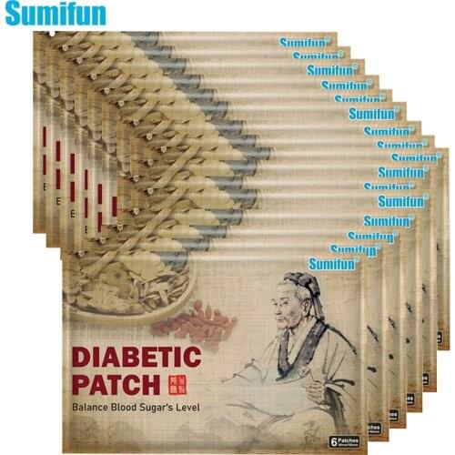 Sumifun 60/90/120pcs Diabetic Patch Stabilizes Blood Sugar Slimming Patch Chinese Natural Herbal Medical Plaster Fat Sticker