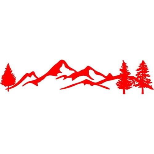 Tree Mountain SUV RV Camper Car-Styling Vehicle Reflective Decals Sticker Decor автомобильные товары наклейки на авто Accessory