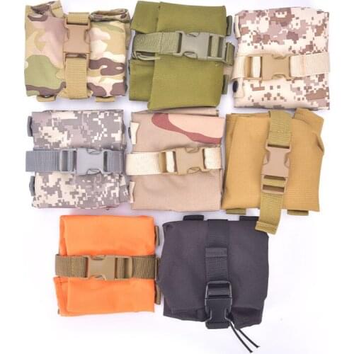 Tactical Folding Dump Drop Magazine Pouch Military Outdoor Tool Foldable Bag