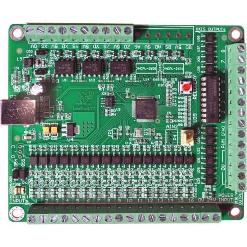 LF77-AKZ250-USB3-NPN 3 Axis 5 Axis Mach3 Motion Controller Mach3 USB Controller For CNC Engraving Machines
