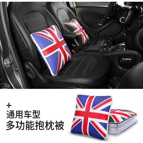 High-quality car waist backrest, warm quilt, leather and cotton For Mercedes Smart fortwo forfour 2009-2020,Car-Styling