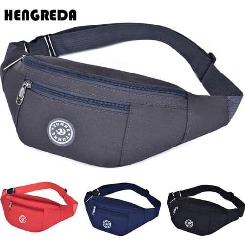 2021 Fanny Pack Women`s Belt Bag Nylon Waist Belt Bag Men Fashion Colorful Bum Travel Hengreda Purse Phone Hip Pouch Pocket