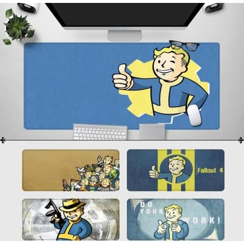 Funny Vault Boy Mouse Pad Laptop PC Computer Mause Pad Desk Mat For Big Gaming Mouse Mat For Overwatch/CS GO