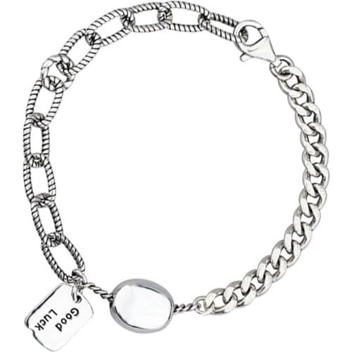 925 Sterling Silver Hot Sell Elegant Good Luck Pendant Female Bracelet Wholesale Jewelry For Women Birthday Gift Short Chain