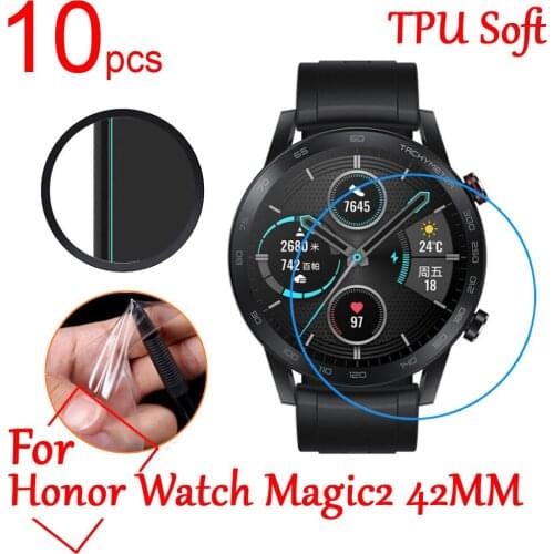 10pcs Ultra Clear Soft LCD Full Cover Screen Protectors For Huawei Honor Watch Magic2 42MM 46MM GS pro Sports Smart Watch Film