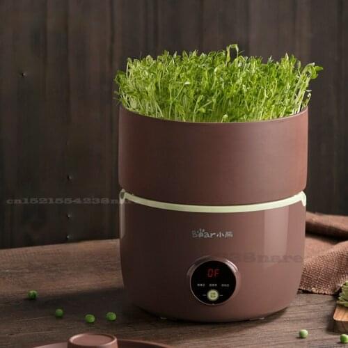 2.1L Bean Sprouts Machine Household Automatic Raw Bean Sprouts Intelligent Bucket Household Machine Small Sprouting 220V