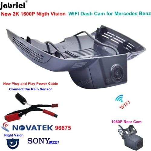 2K 1600P Plug And Play Wifi Car Dvr Cameras Dash Cam Recorder for Mercedes Benz CLS w218 c218 CLS 260 300 320 350 400 2015-2018