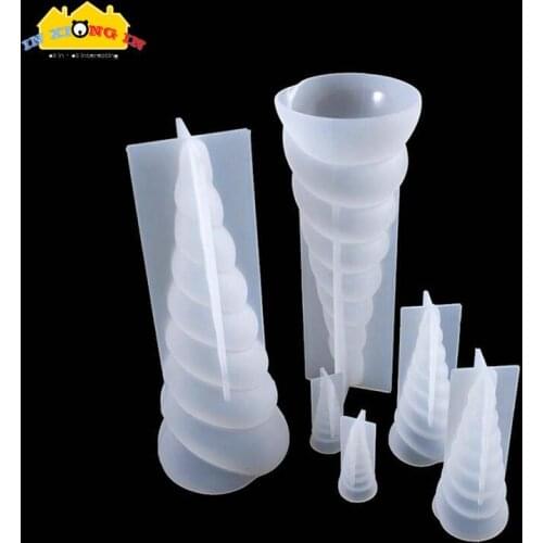 3D Unicorn Horn Silicone Mold DIY Resin Cabochon Tools Handmade Kawaii Epoxy Resin Unicorn Jewelry Charms Accessories Mould